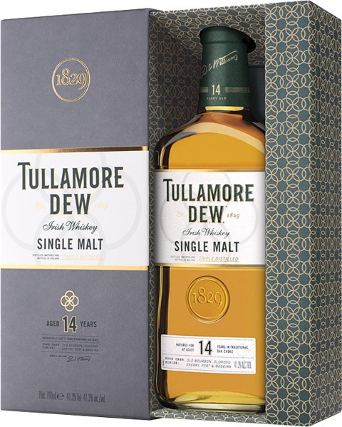 TULLAMORE D.E.W. 14y whiskey 41,3% darčekové bal.