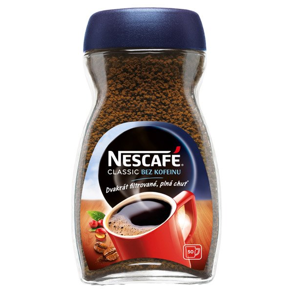 NESCAFE CLASSIC káva instantná bez kofeínu
