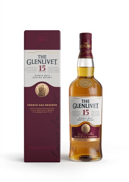 GLENLIVET 15y whisky 40% darčekové balenie