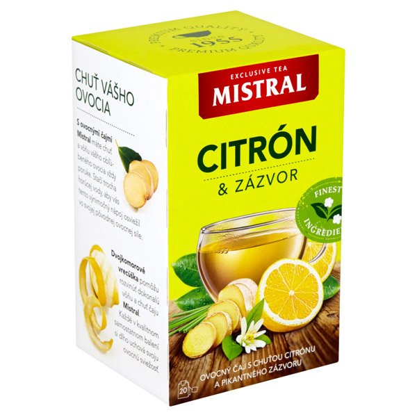 MISTRAL čaj citrón & zázvor HB