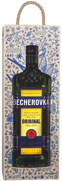 BECHEROVKA Original Likér 38% Darčekové balenie