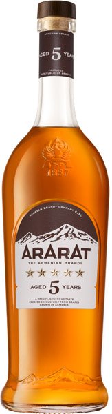 ARARAT 5y arménske brandy 40% darčekové balenie