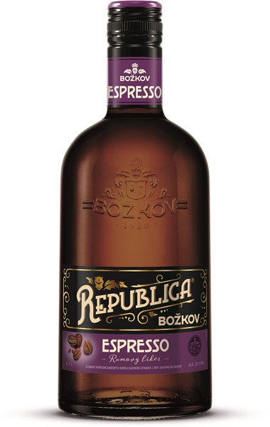 BOŽKOV REPUBLICA Espresso 33% rumový elixír 0,7l