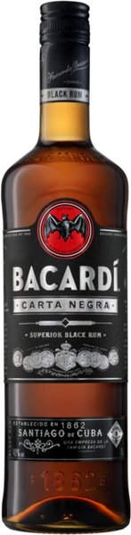BACARDI Carta Negra rum 40%