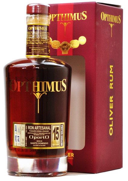 OPTHIMUS 15y rum 43% darčekové balenie