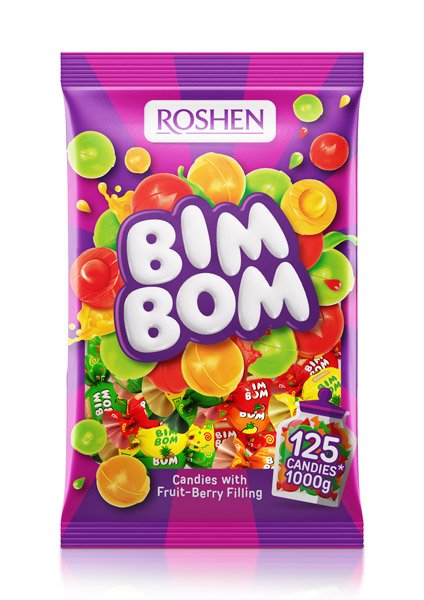 ROSHEN BIM-BOM Cukríky ovocné