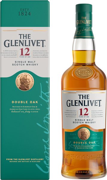 GLENLIVET 12y whisky 40% darčekové balenie