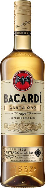BACARDI Carta Oro rum 37,5%