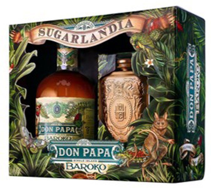 DON PAPA Baroko rum 40% + ploskačka DB