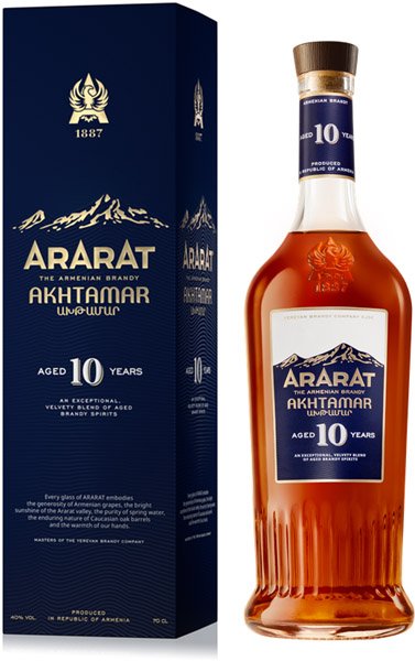 ARARAT  10y Arménske brandy 40% darčekové balenie
