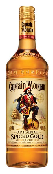 CAPTAIN MORGAN Spiced Gold rum 35%