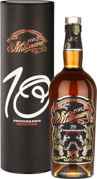 MILLONARIO 10y Rum Reserva 40% tuba