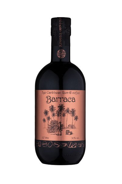 BARRACA likér Karibic Rum5y + coffee 30%